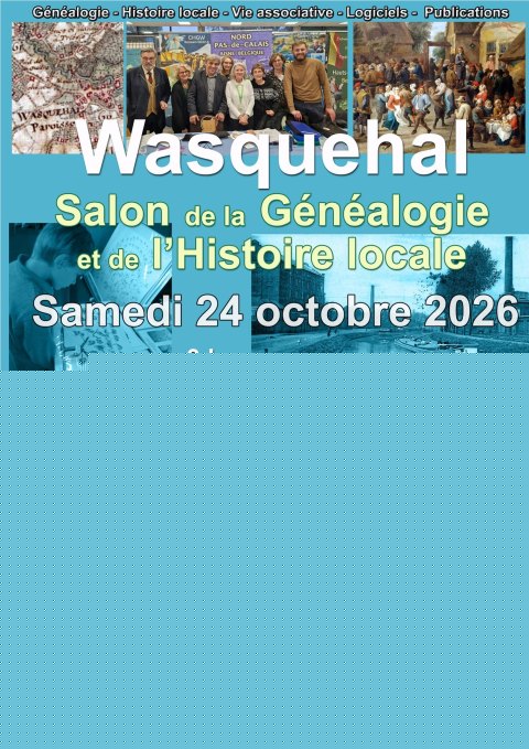 Affiche : Salon de la généalogie et de l'histoire locale à Wasquehal